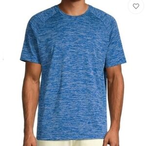 Hedge Knit Tshirt Men's.  Size Large.  New With Tags $40. Heather Cobalt